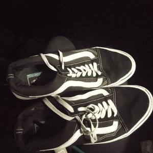 Black Vans mens size 9.5